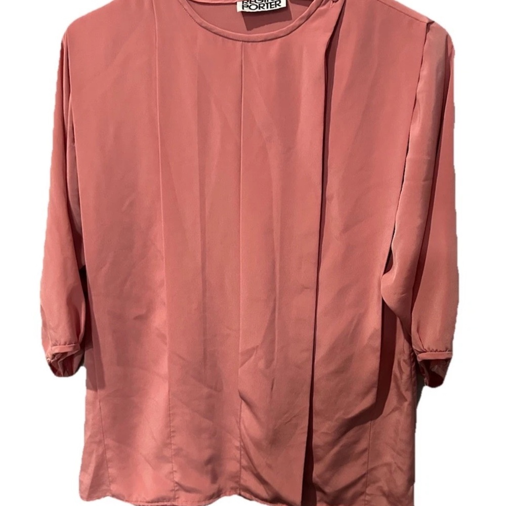 Pre-Owner Regina Porter Pink Rose Blouse - Size 10